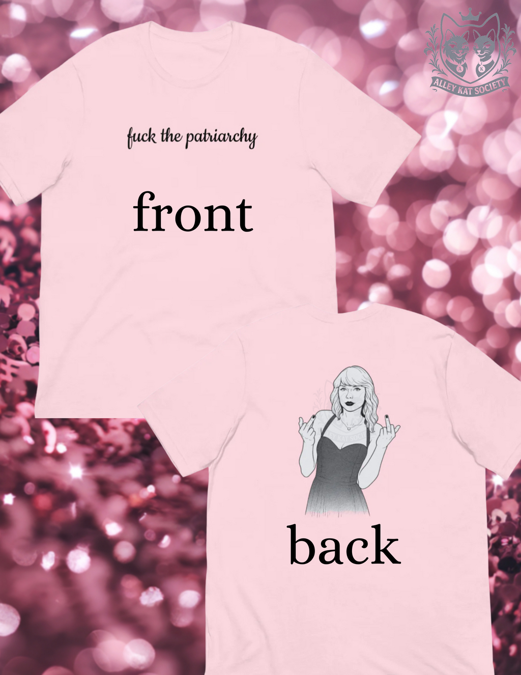 FTP - Taylor Swift inspired - front & back designs