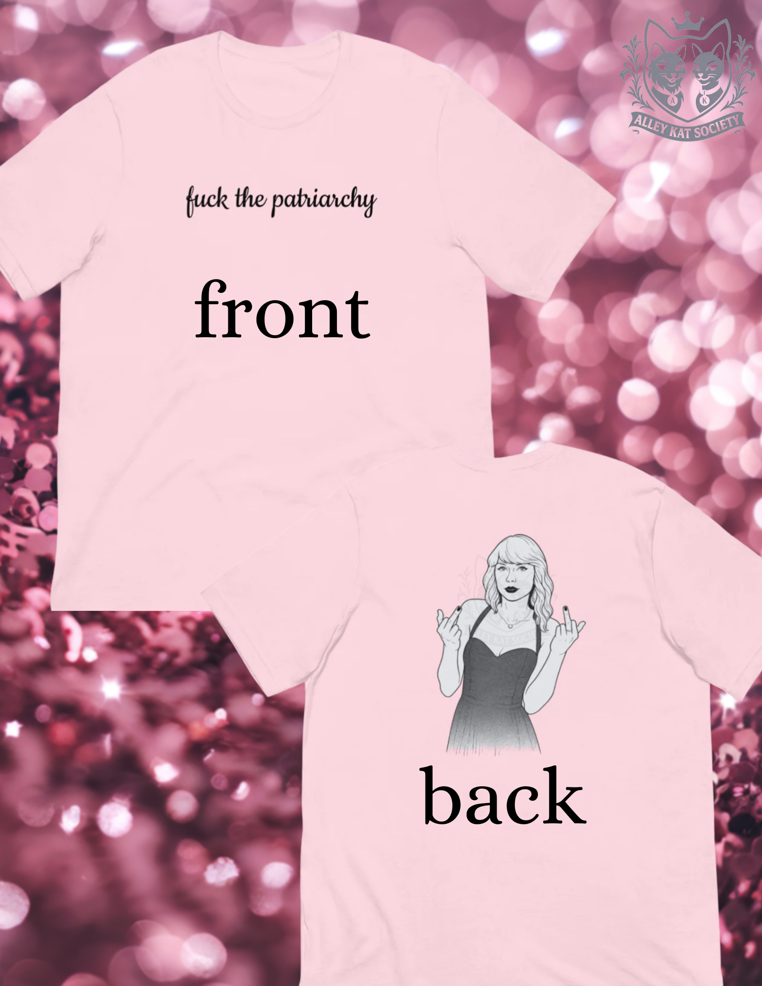 FTP - Taylor Swift inspired - front & back designs